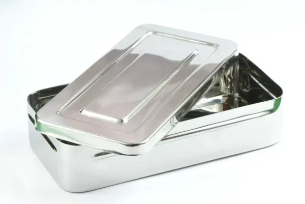 Stainless Steel Manual Instruments Box for Durable Secure Storage CE Certified Tool Organizer for Medical Surgical Professional