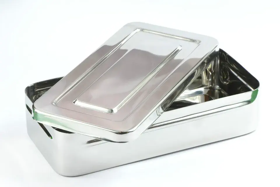 Stainless Steel Manual Instruments Box for Durable Secure Storage CE Certified Tool Organizer for Medical Surgical Professional