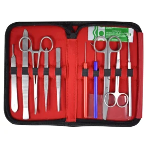Student Anatomy Dissecting Kit Complete Tool Set Medical Veterinary Use Steel Construction CE Certified Class I Model