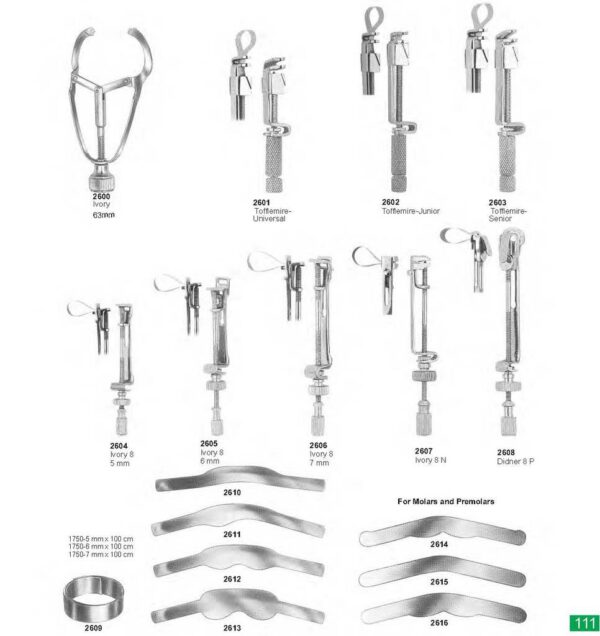 dental instruments 111
