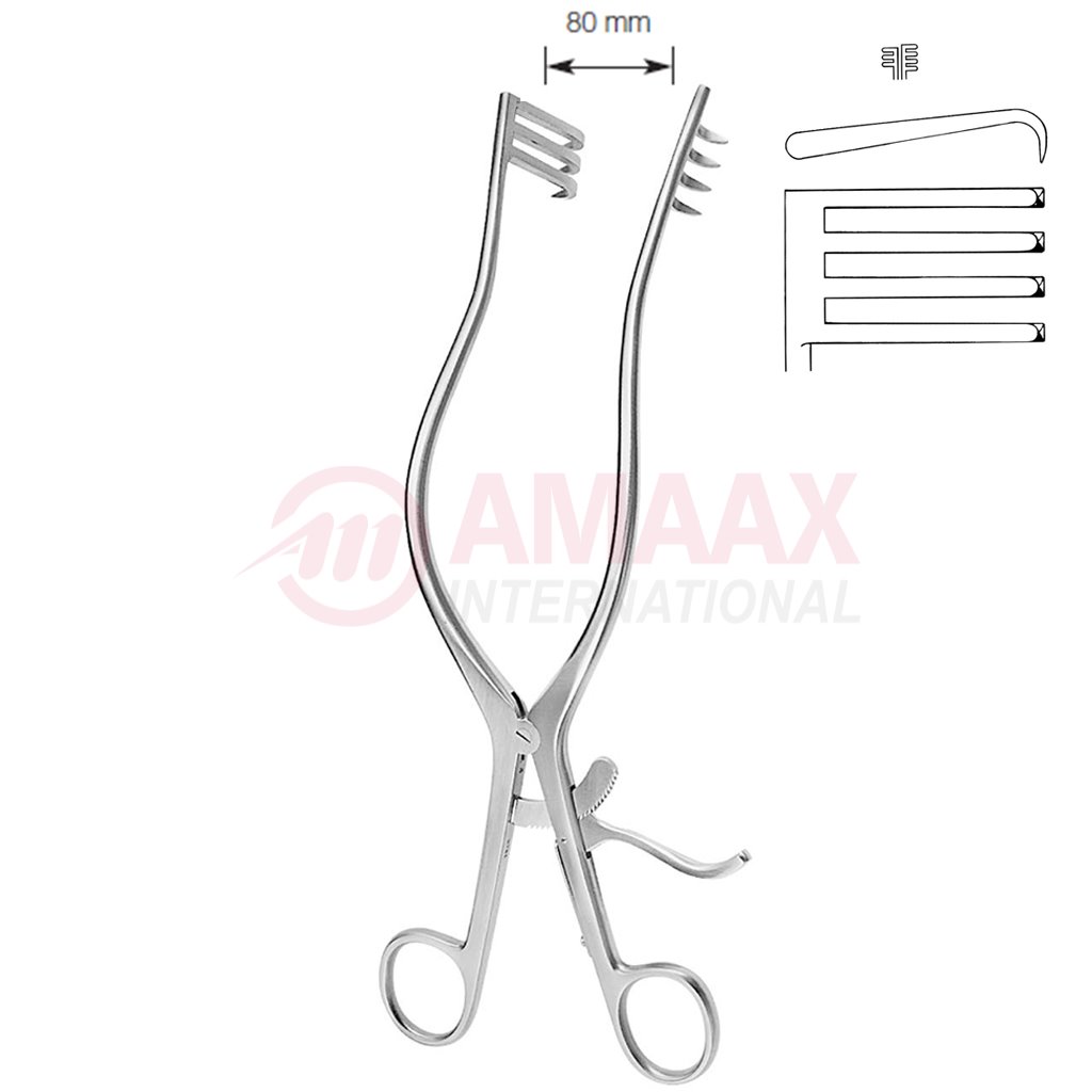 Adson retractor 26.5 cm sharp Long Teeth 3 x 4.jpg