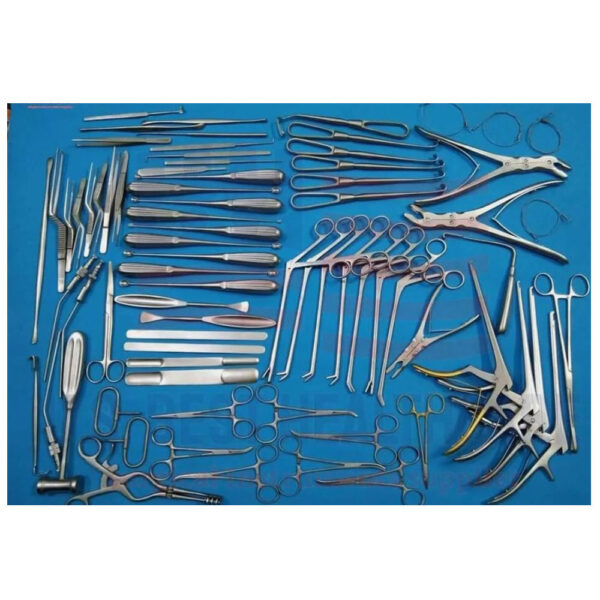 Basic Manual Craniotomy & Laminectomy Orthopedic Spinal Surgical Instruments Stainless Steel 78 Piece Set