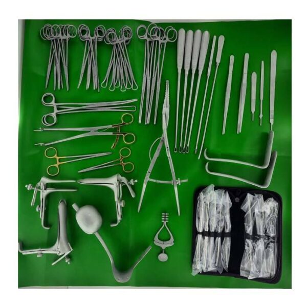 C Section Cesarean Section Set Stainless Steel OB Gynecology Delivery Surgical Instruments Set