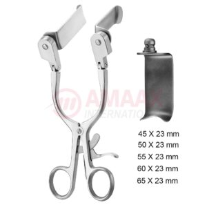 Caspar retractor 16.5 cm complete set with 5 blunt Blades.jpg