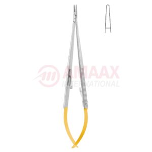 Castroviejo jacobson micro needle holder tc Without catch straight Smooth Jaw.jpg