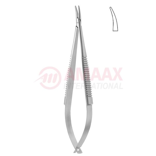 Castroviejo micro needle holder 14 cm without catch curved.jpg