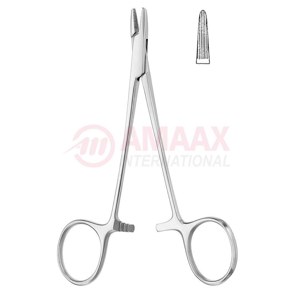 DERF needle holder 12 cm Maul jaw with longitudinal serrations.jpg