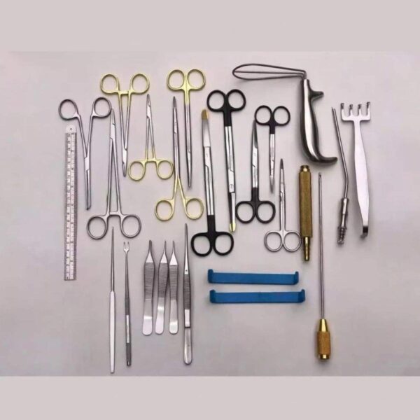 High Quality Facelift Instruments Set of 25 Pcs Premium Stainless Steel Reusable Plastic Surgery Tools For Facial Surgery CE