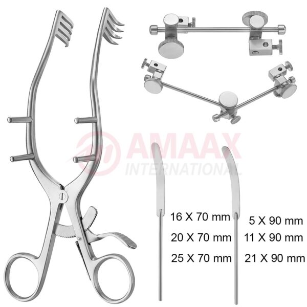 Jannetta retractor 19 cm complete set.jpg