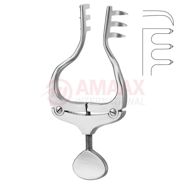 Jansen gifford retractor sharp 10 cm 3x3 prong.jpg