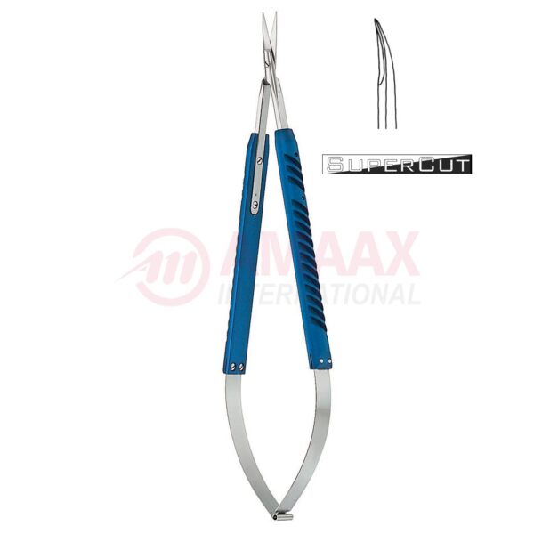 Lightweight well balanced micro scissors spring type curved super cut.jpg