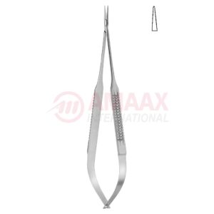 Micro needle holder flat handle straight.jpg