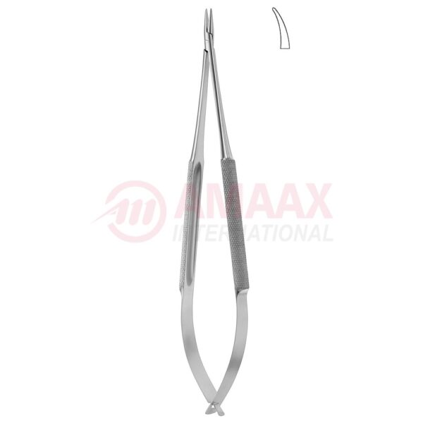 Micro needle holder without catch curved .jpg
