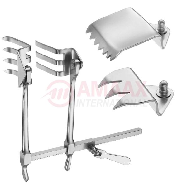 Scoville richter laminectomy retractors 19.5 cm complete set.jpg