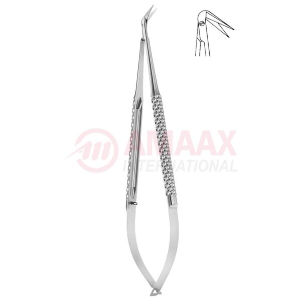 Toledo spring type micro vascular scissors sharp round 125.jpg