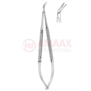 Toledo spring type micro vascular scissors sharp round 45.jpg