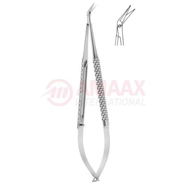 Toledo spring type micro vascular scissors sharp round 45.jpg