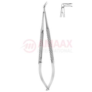 Toledo spring type micro vascular scissors sharp round 90.jpg