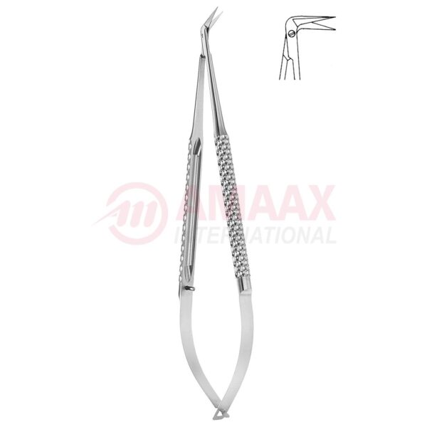 Toledo spring type micro vascular scissors sharp round 90.jpg
