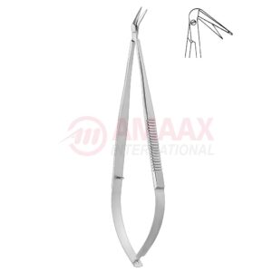 Toledo spring type vascular micro scissors sharp flat 125 1 blade buttoned.jpg