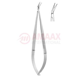 Toledo spring type vascular micro scissors sharp flat 25.jpg