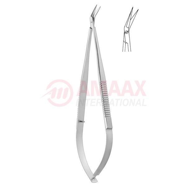 Toledo spring type vascular micro scissors sharp flat 25.jpg