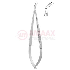 Toledo spring type vascular micro scissors sharp flat 60.jpg