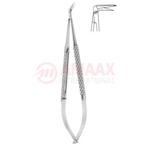 Toledo spring type vascular micro scissors sharp round 90 1 blade buttoned.jpg