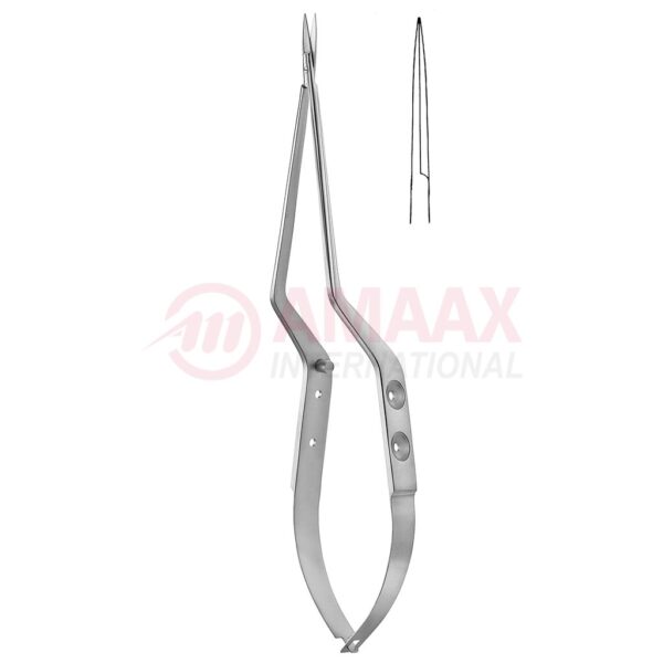 Yasargil micro scissors bayonet 2 hole type handle staright.jpg