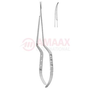 Yasargil micro scissors bayonet 3 hole type handle curved right.jpg