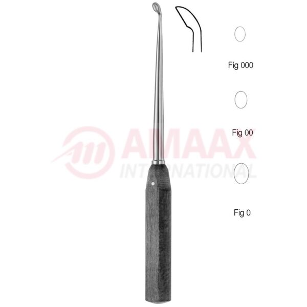 caspar bone curettes 22 cm oval with fiber handle angled complete set.jpg