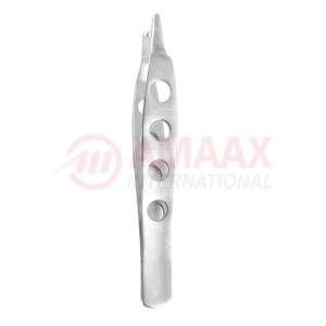 jeans dressing forceps serrated 1x2 teeth 14cm fine fenestrated handle.jpg