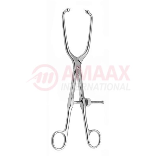 pelvic reposition forceps 40cm straight with short pointed ball tips.jpg