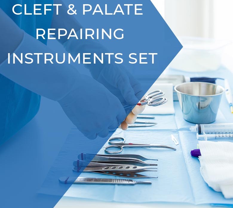 13 cleft palate repairing instruments set