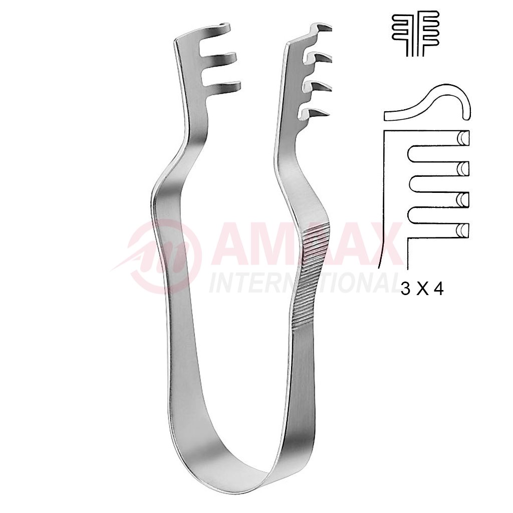 Finsen Self Retaining Retractor Blunt 3x4 Prong 1 Finsen-retractor-7-cm-blunt-blunt