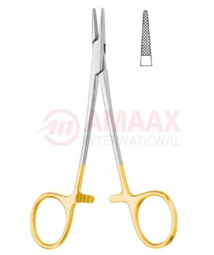 Halsey needle holder tc 13 cm mini profile jaw