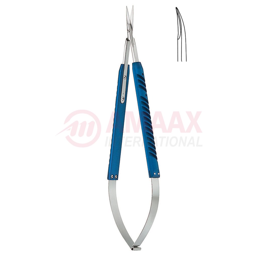Micro Scissors Light-Weight Well Balanced Spring Type Curved Toothed 1 Lightweight-well-balanced-micro-scissors-spring-type-curved-toothed