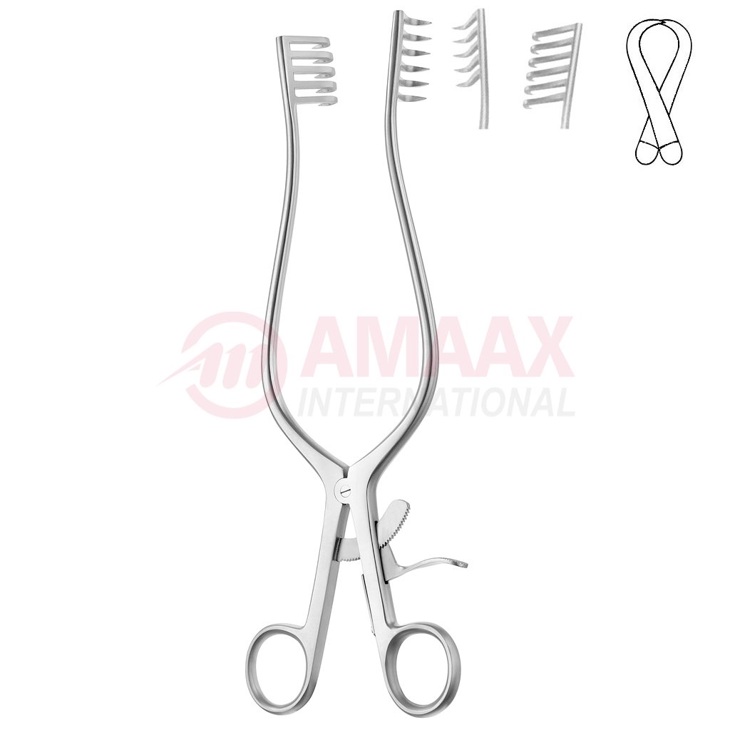 Weitlaner Self Retaining Retractor 26cm Sharp 5 X 6 Prong 1 Weitlaner-retractor-26-cm-sharp-5-x-6