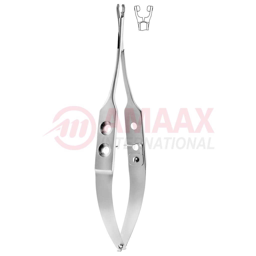 apply forceps for yasargil mini clips 18cm forceps handle straight jaw rotat 40.776.20