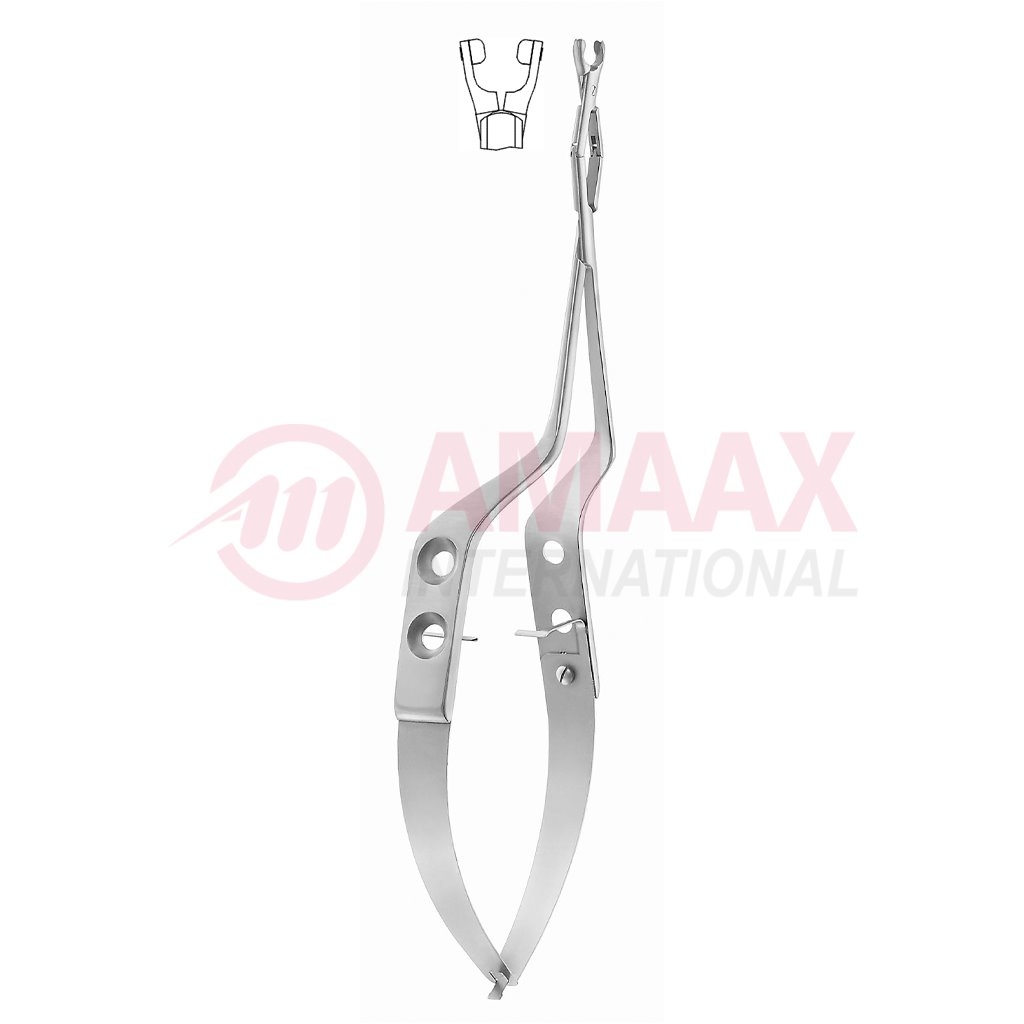 apply forceps for yasargil mini titanium clips 19cm straight jaw rotating double action 40.771.04 40.771.33