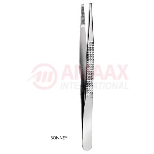 bonney forceps 1x2 teeth 17.5cm