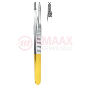 bonney forceps 1x2 teeth 17.5cm tc