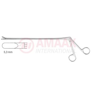 cement removing rongeur 5.3mm 25.5cm with ring handle