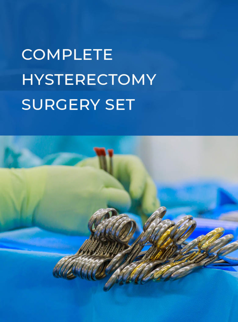 complete hysterectomy surgery set