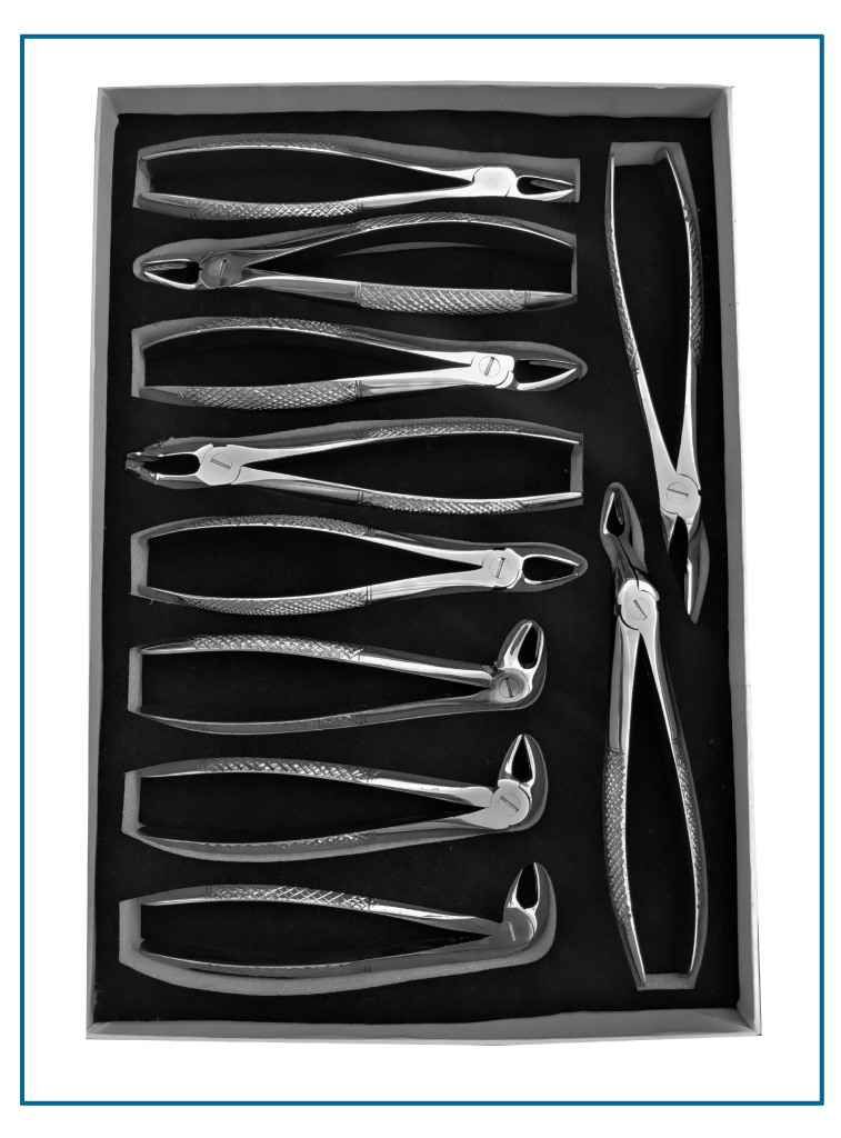 dental extracting forceps set3