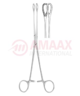 foerster swab forceps serrated straight