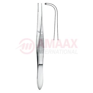 forceps delicate strong curved 1x2 1