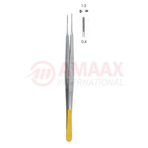 gerald forceps 17.5cm tc 1x2 teeth