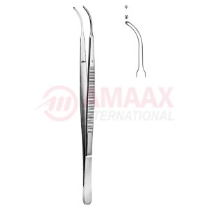 gerald forceps curved 1x2 teeth