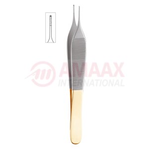 gorney adson suture forceps 1x2 t 12cm tc